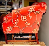 Chippendale Camelback Loveseat